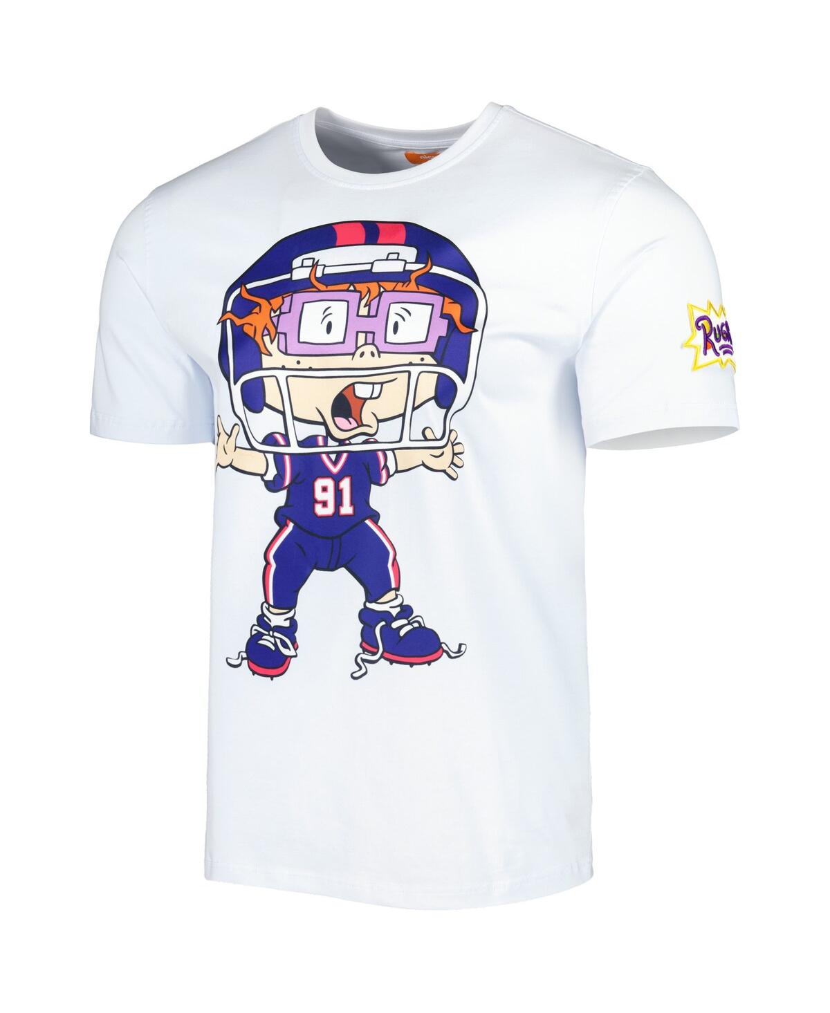 Pro Standard Men's And Women's Freeze Max White Rugrats Wide Open Football T-shirt In White