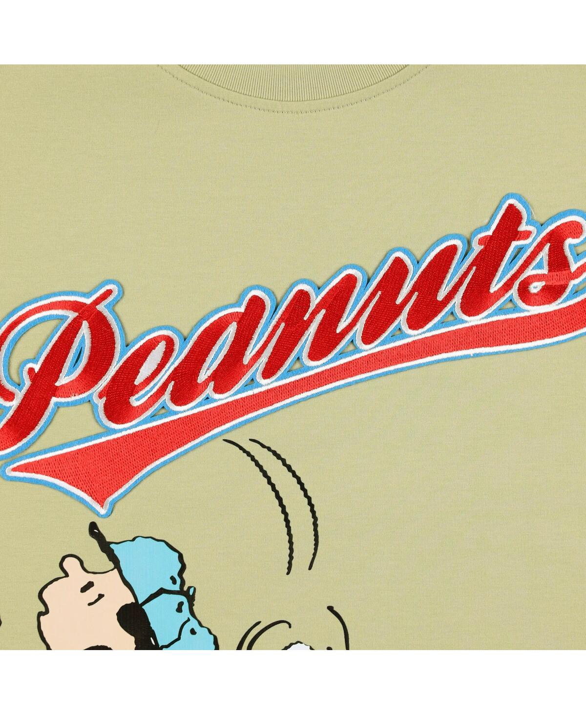 Shop Freeze Max Men's  Green Peanuts T-shirt