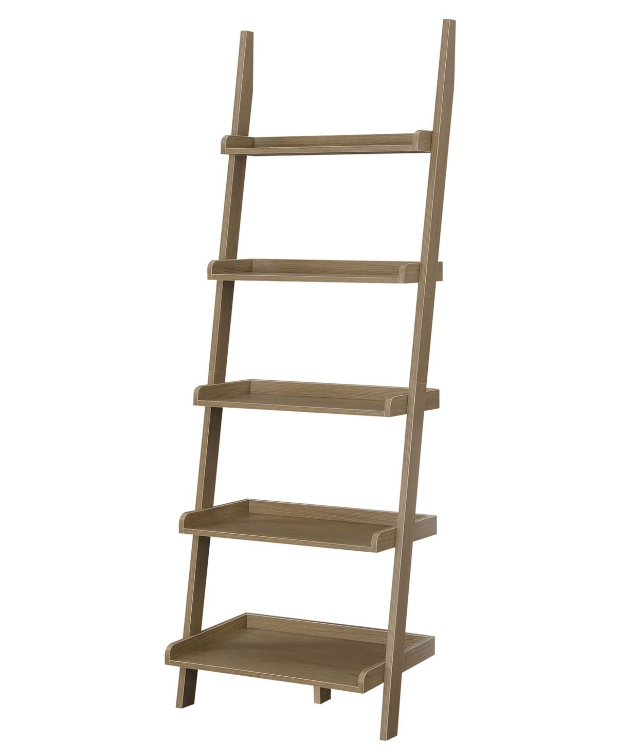 Convenience Concepts 25" Solid Pine American Heritage Bookshelf Ladder In Driftwood