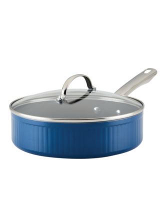 Style Aluminum Nonstick 3 Quart Cookware Saute Pan with Lid