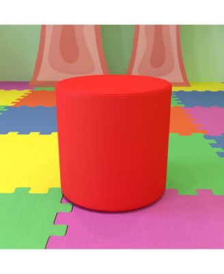 18"H Soft Seating Flexible Circle Backless Chair / Ottoman For Classrooms And Common Spaces