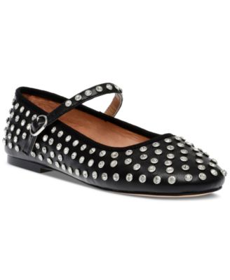 Steve Madden - Women's Vinetta-R Rhinestone Mary Jane Flats
