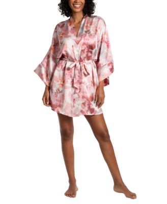 Midnight Bakery - Women's Marion Floral Satin Robe