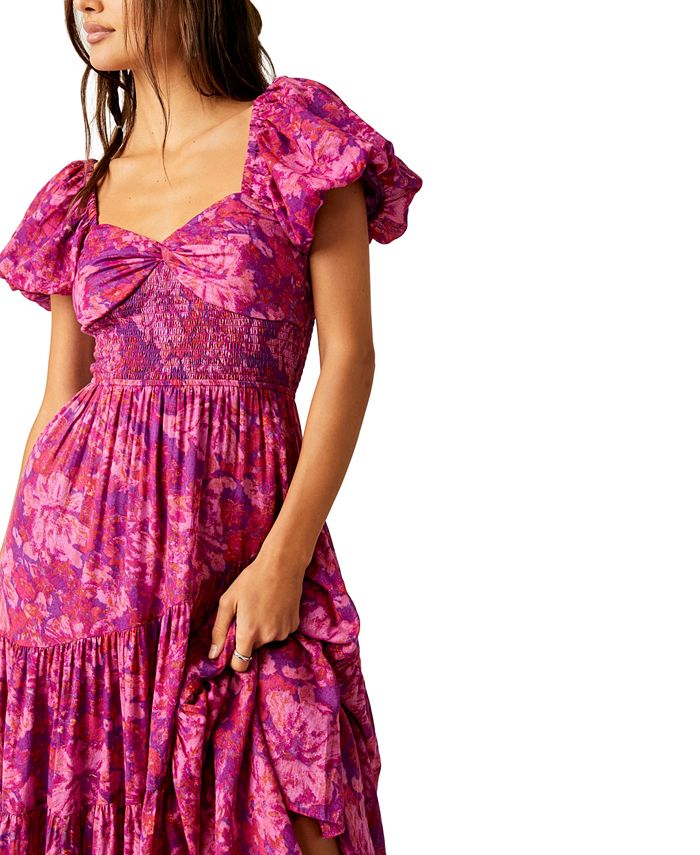 Free People Women's Floral Sundrenched Maxi Dress - Macy's