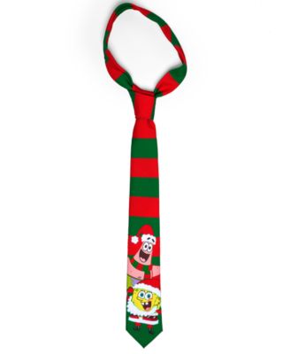 Men's Spongebob Tie - Christmas Necktie - Formal And Casual - Including 1 Tie - Multicolor