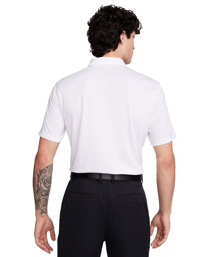 Nike Fairway Fresh Men's Dri-FIT Loose Short-Sleeve Golf Polo - Pacific Blue/White main image 1