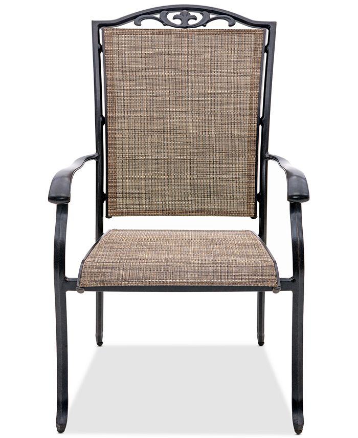 Agio Wythburn Mix and Match Filigree Sling Outdoor Dining Chair Macy's
