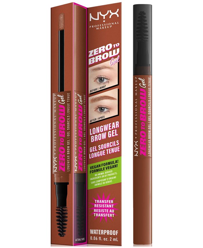 NYX Professional Makeup Zero To Brow Gel - Red - No Size