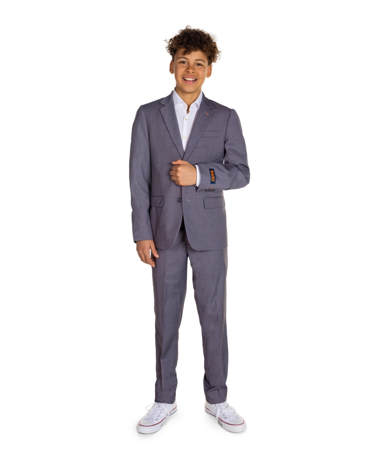 Shop Opposuits Big Boys Daily Formal Suit Set In Gray