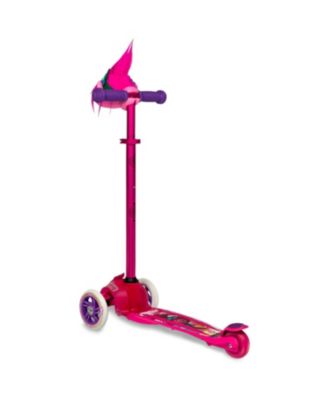 Trolls Kick Scooter For Kids By Featuring Poppy Or Barb From The Trolls World Tour Movie (Size: One Size)