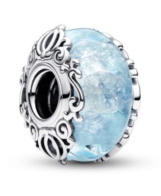 Pandora Sterling Silver With Light Blue Disney Charm - Macy's