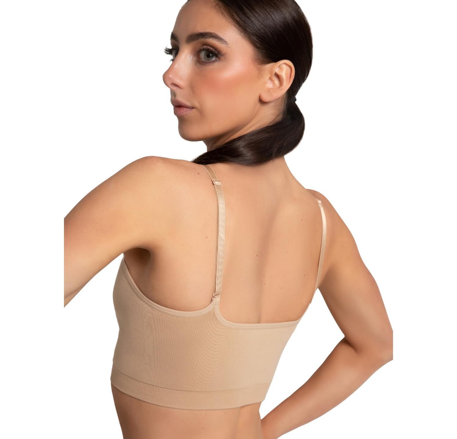 Women's Seamless Convertible Longline Bra