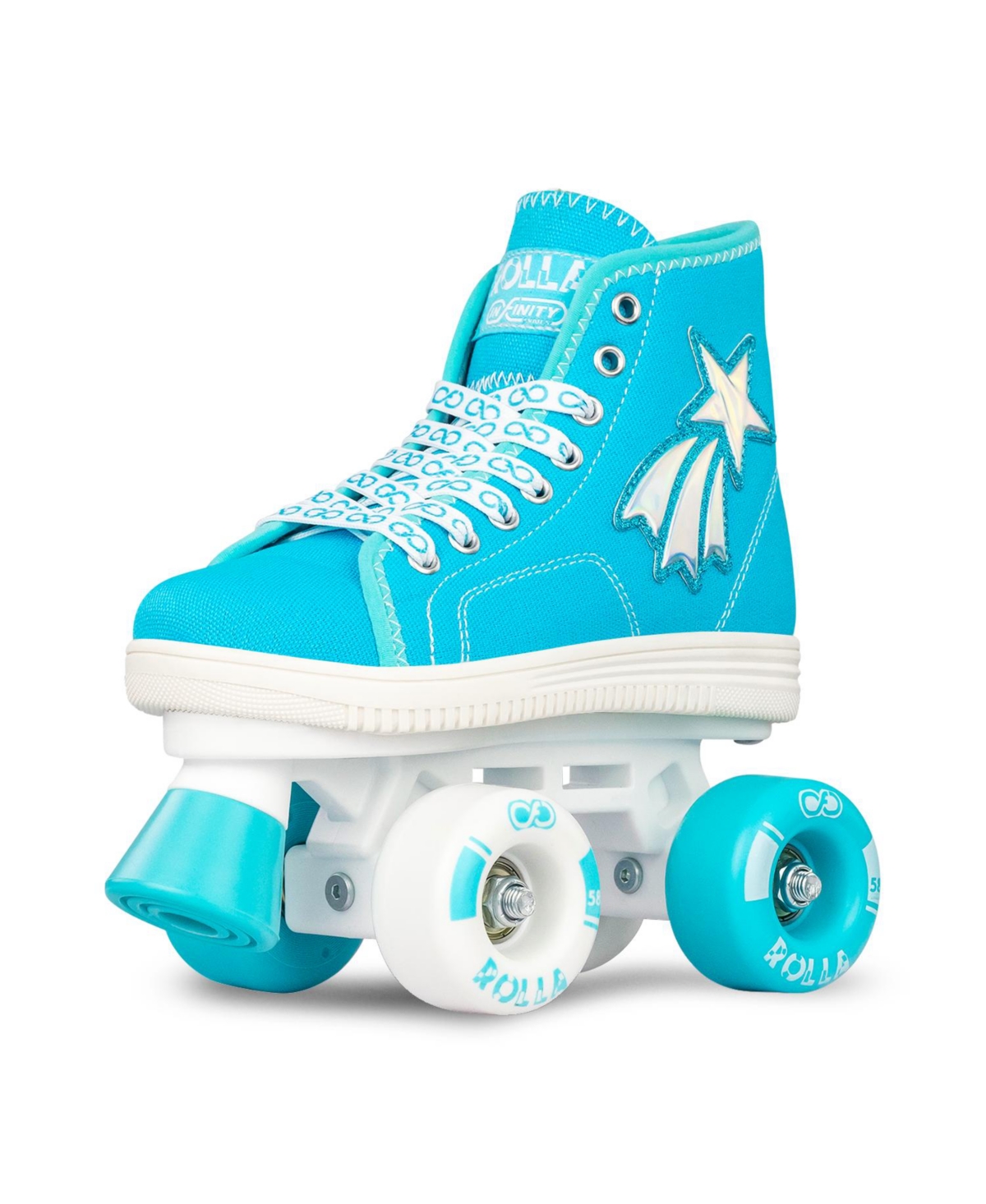 Crazy Skates Rolla Roller Skates For Boys And Girls - Sneaker-Style Kids Quad Skates