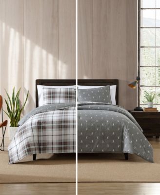 Alder Plaid 3-Pc. Comforter Set, King