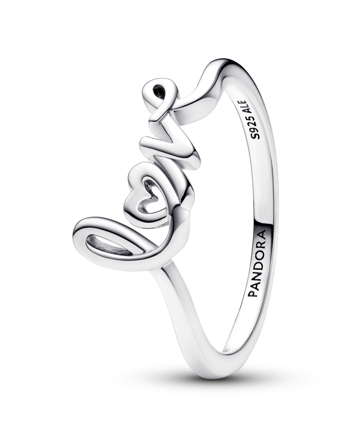 Sterling Silver Love Ring - Silver