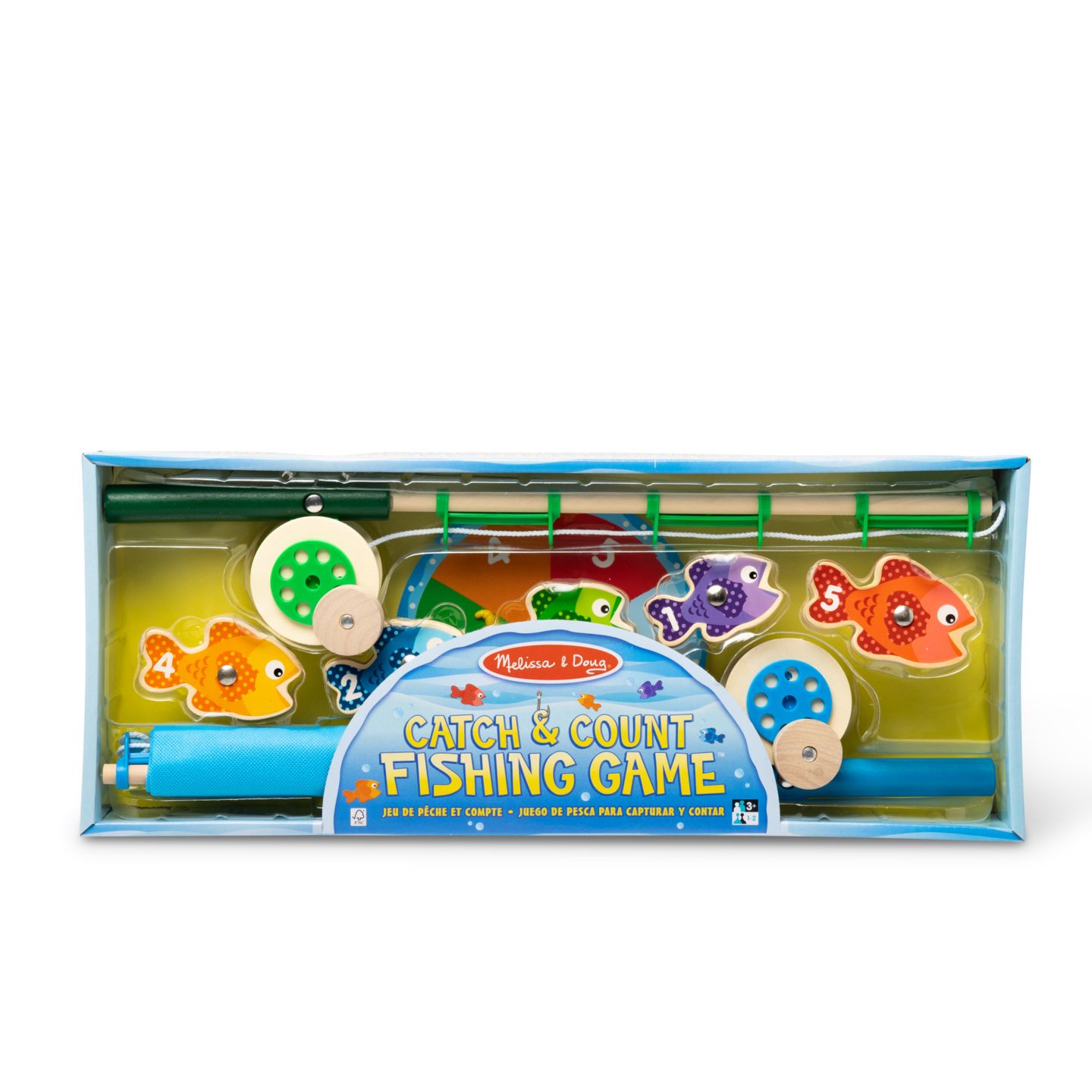Детская игрушка Melissa and Doug Magnetic Fishing Catch & Count Game, Ages 3+ — фото 1