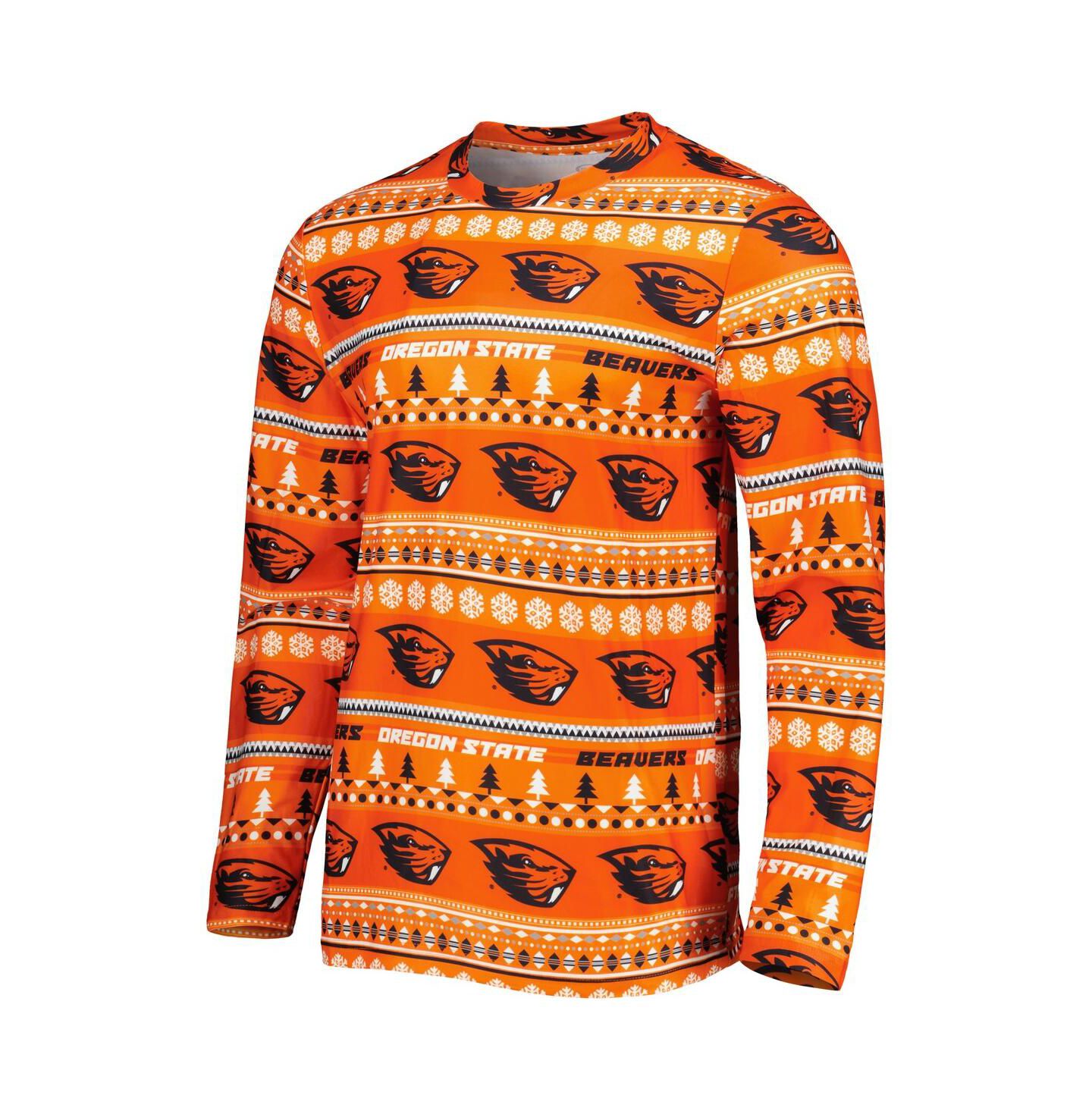 Мужская пижама Concepts Sport Oregon State Beavers Swivel, Orange — фото 4