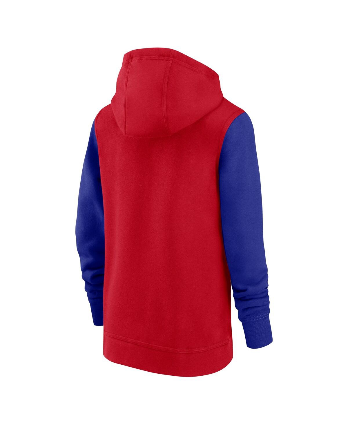 Big Boys NikeBarcelona Club Full-Zip Hoodie - Red