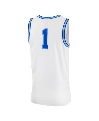 Men's #0 White Xavier Musketeers Replica Basketball Jersey
