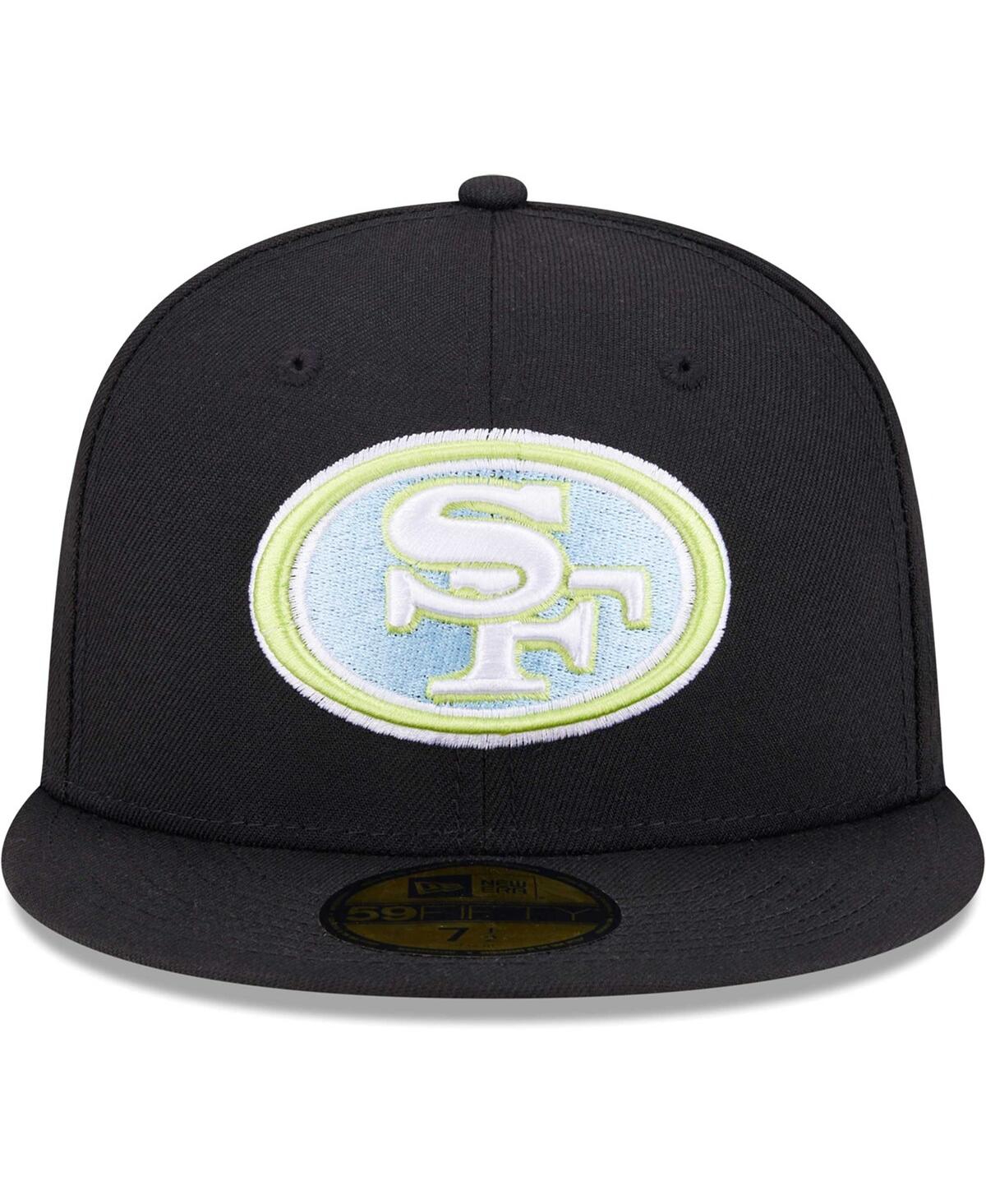 Men's New EraSan Francisco 49ers Multi 59FIFTY Fitted Hat - Black
