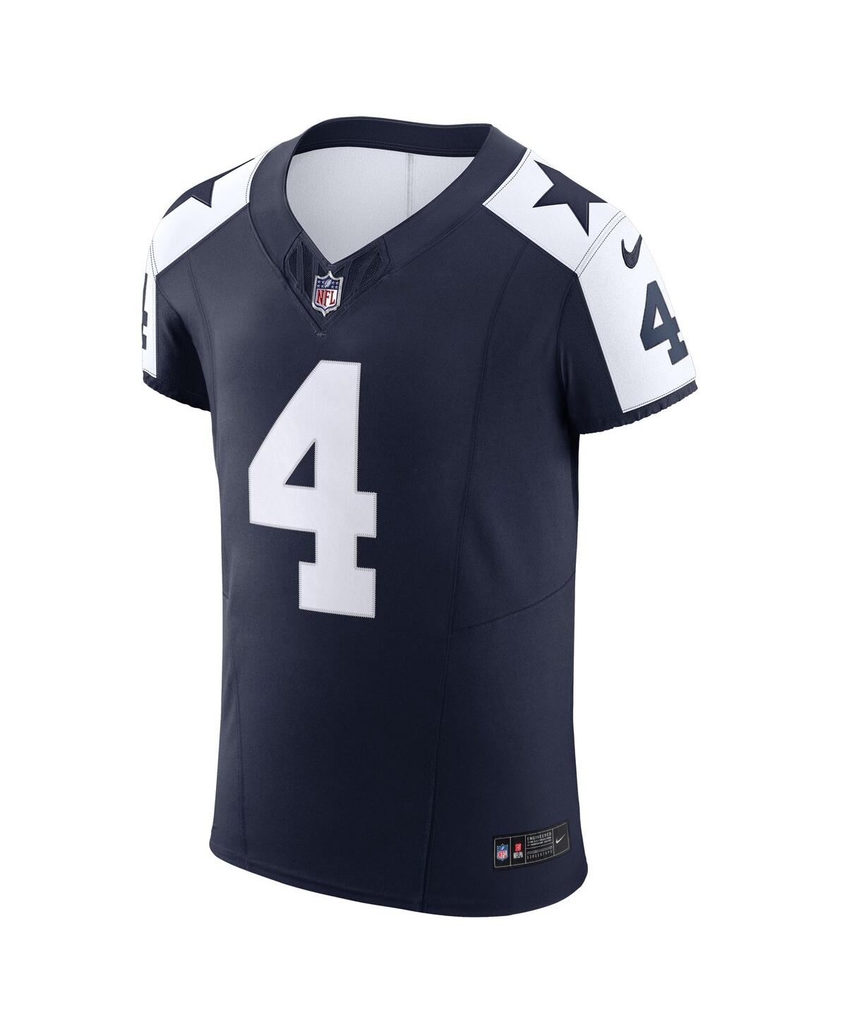 Nike Men's Dak Prescott Dallas Cowboys Alternate Vapor F.u.s.e. Elite Jersey - White