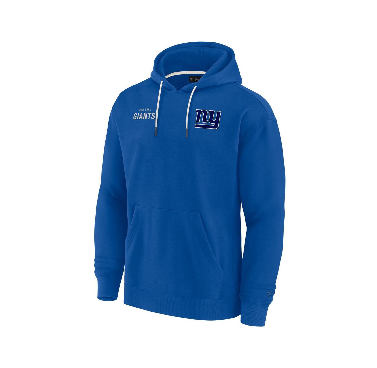 Men's and Women's Royal New York Giants Super Soft Fleece Pullover Hoodie