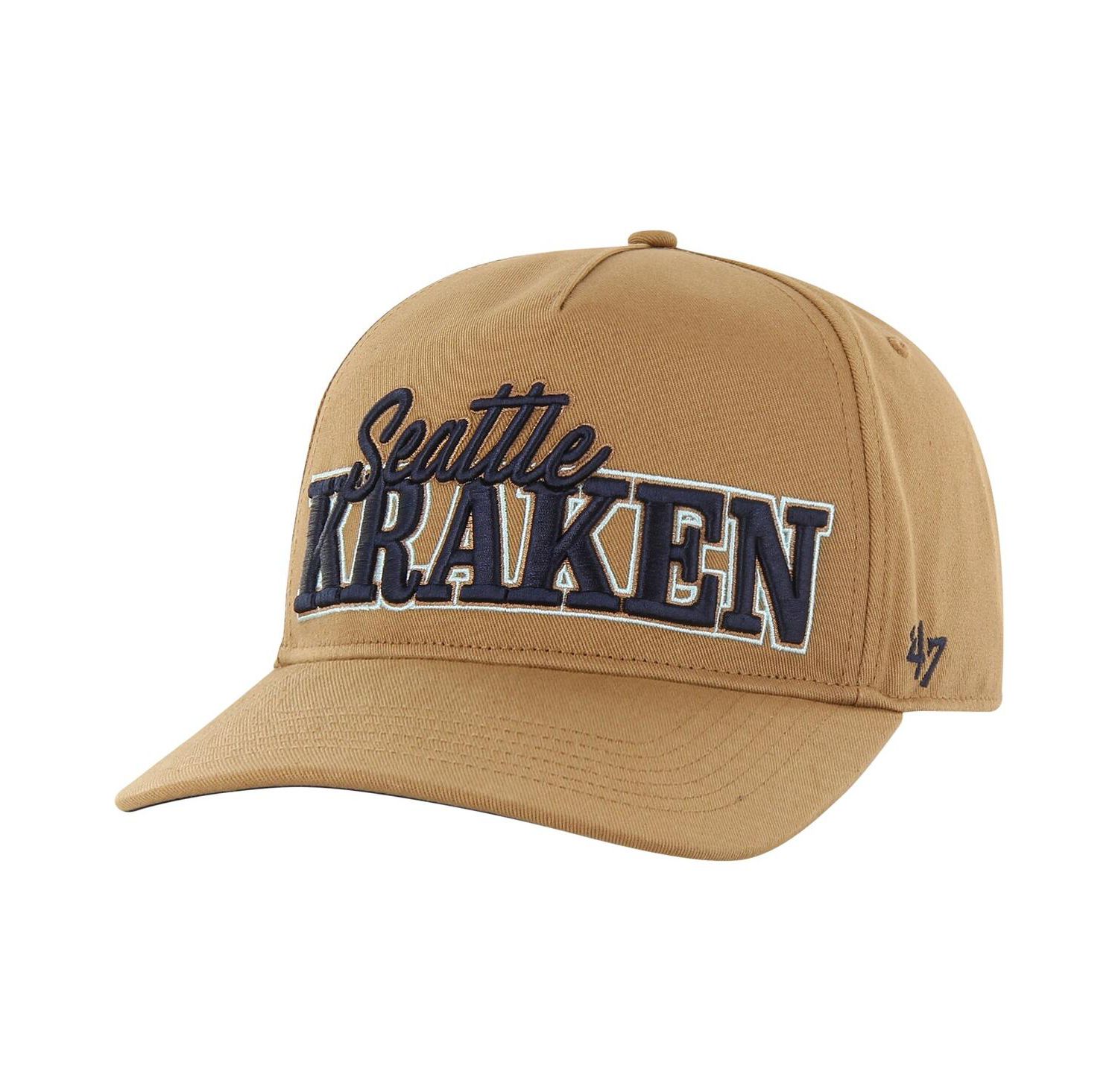 Men's Tan Seattle Kraken Barnes Hitch Adjustable Hat