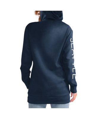 Women's Deep Sea Blue Seattle Kraken Overtime Pullover Hoodie