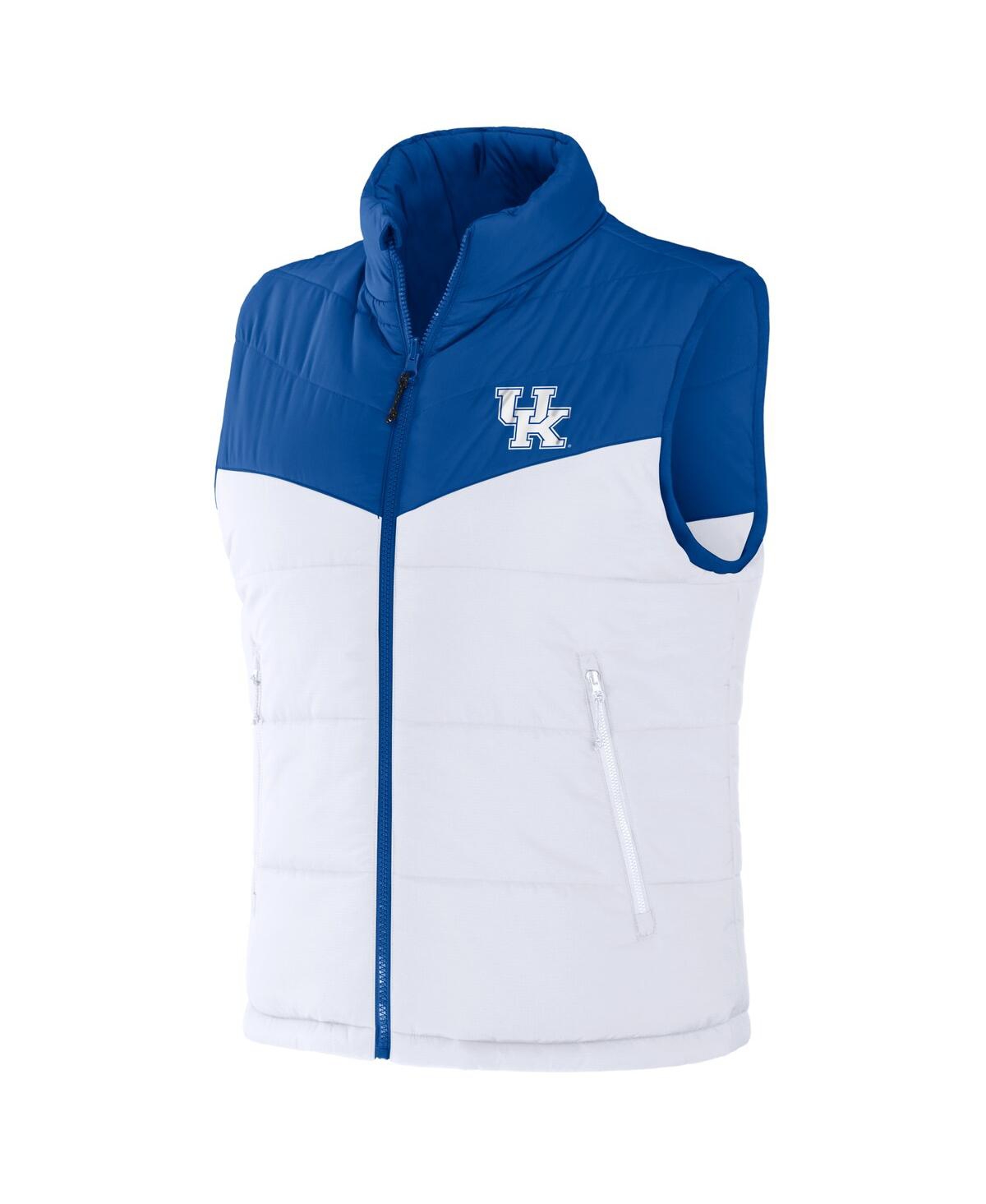 Men's Darius Rucker Collection by Fanatics White Kentucky Wildcats Colorblocked Full-Zip Reversible Vest - White
