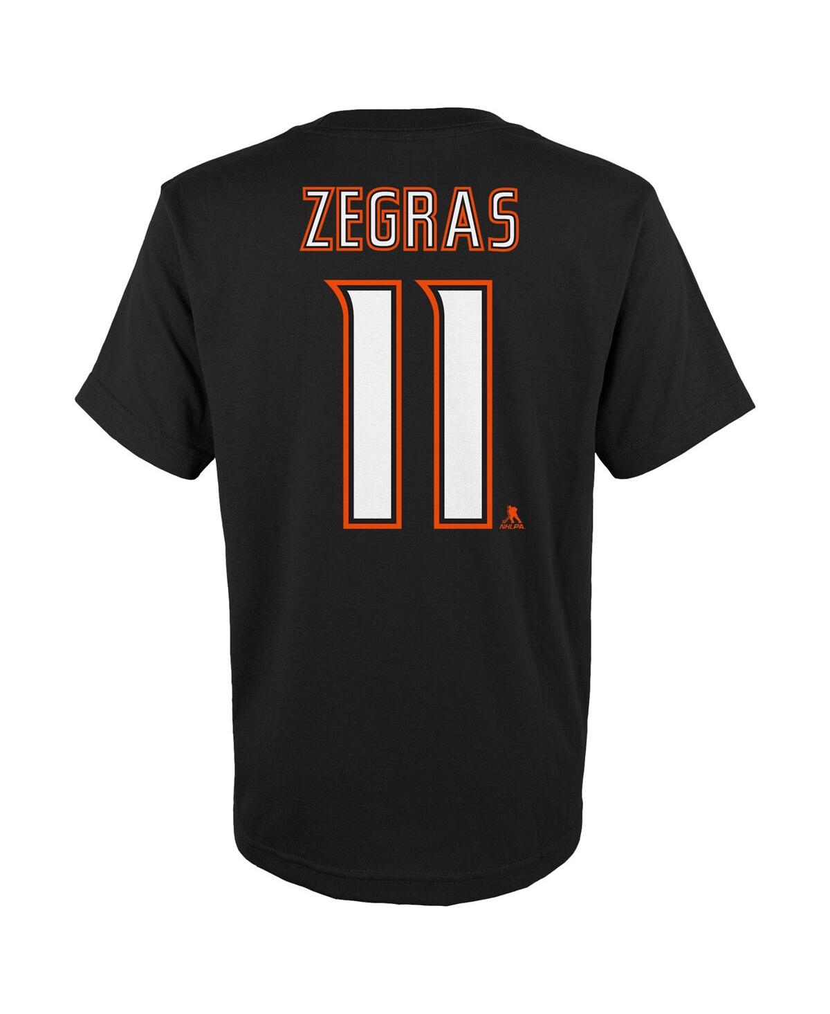 Big Boys Trevor ZegrasAnaheim Ducks Player Name and Number T-shirt - Black