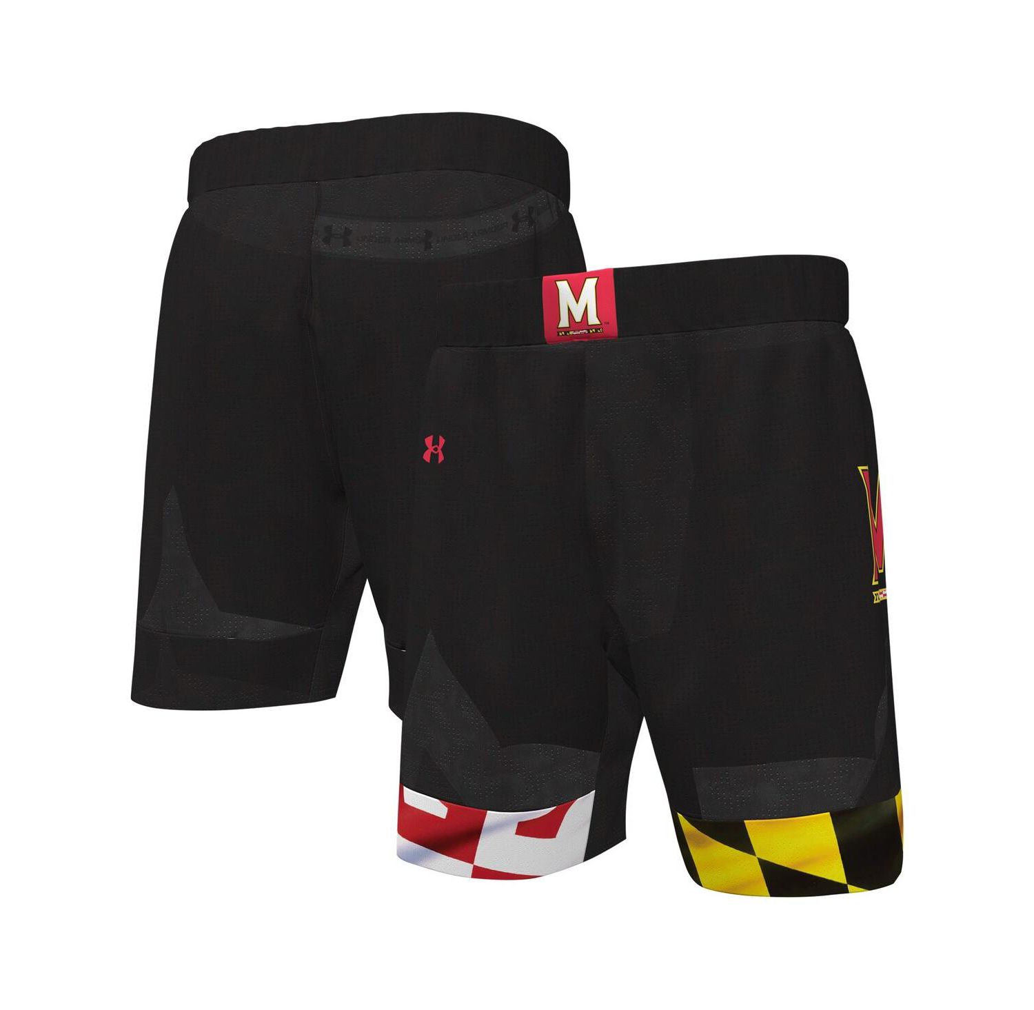 Men's Black Maryland Terrapins Replica Basketball Shorts