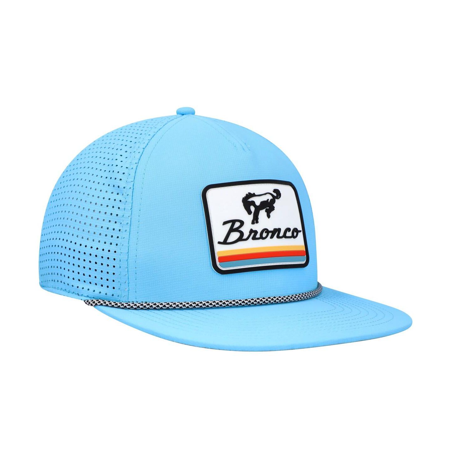 Мужская кепка American Needle Blue Bronco Buxton Pro Adjustable Hat — фото 4