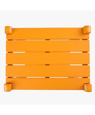 36" Outdoor Adirondack HDPE 2-Tier Patio Side Table