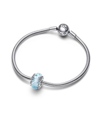 Sterling Silver with Light Blue Disney Charm