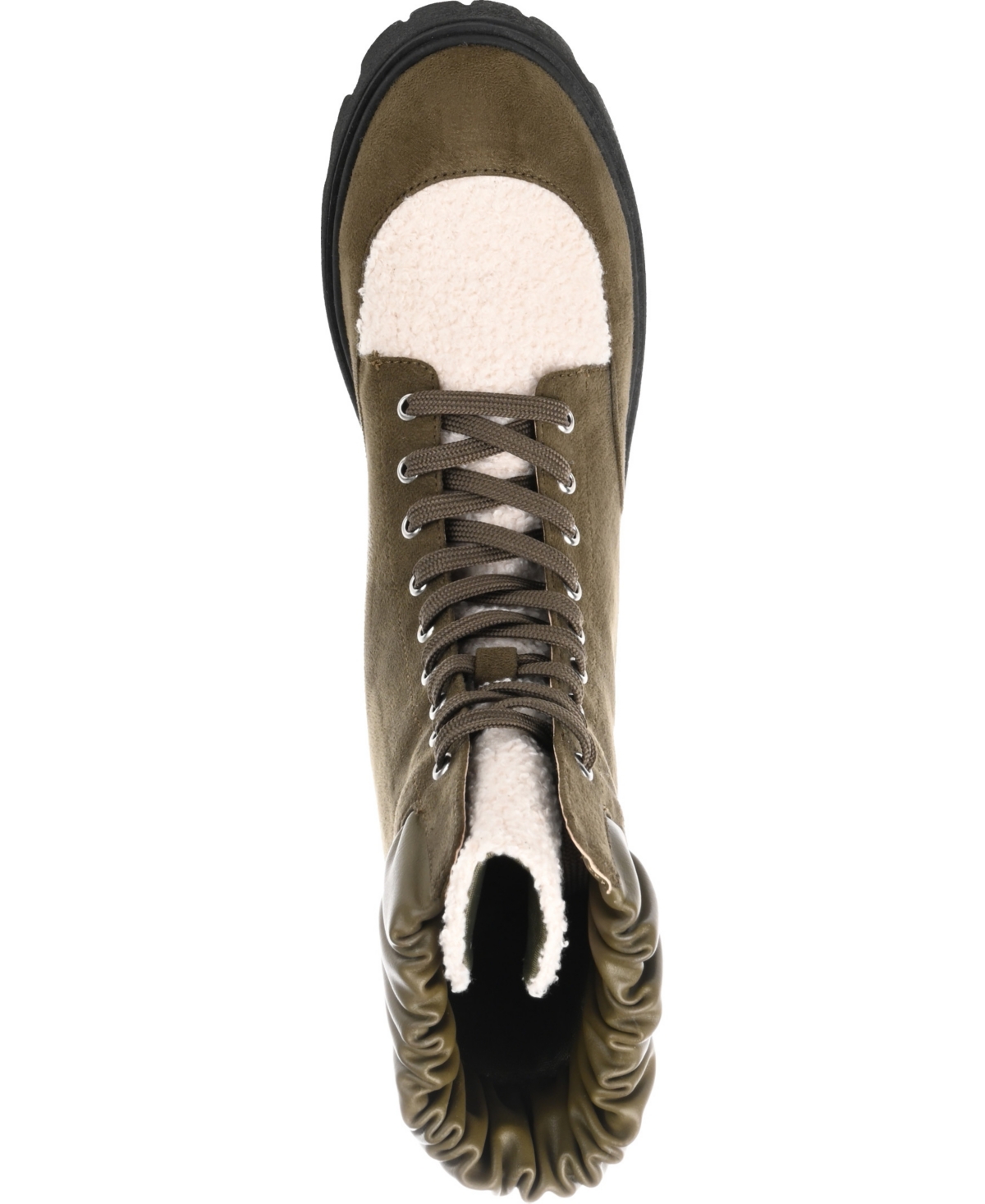 Journee Collection Women's Elinor Lace Up Lug Booties