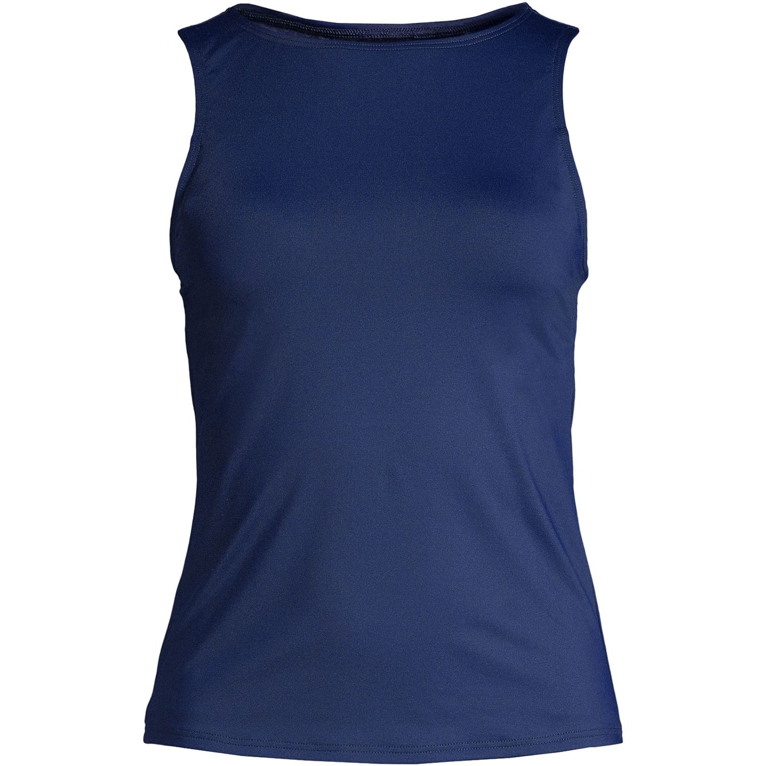 Women's Long High Neck UPF 50 Sun Protection Modest Tankini Swimsuit Top
