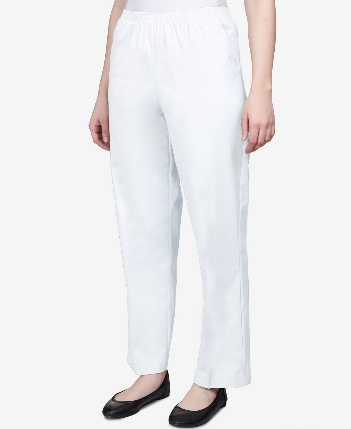 Alfred Dunner Classics Twill Pull-On Pants