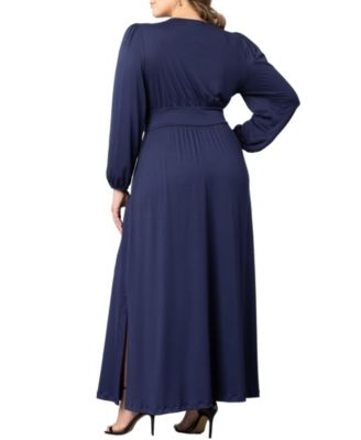 Plus Size Kelsey Long Sleeve Maxi Dress