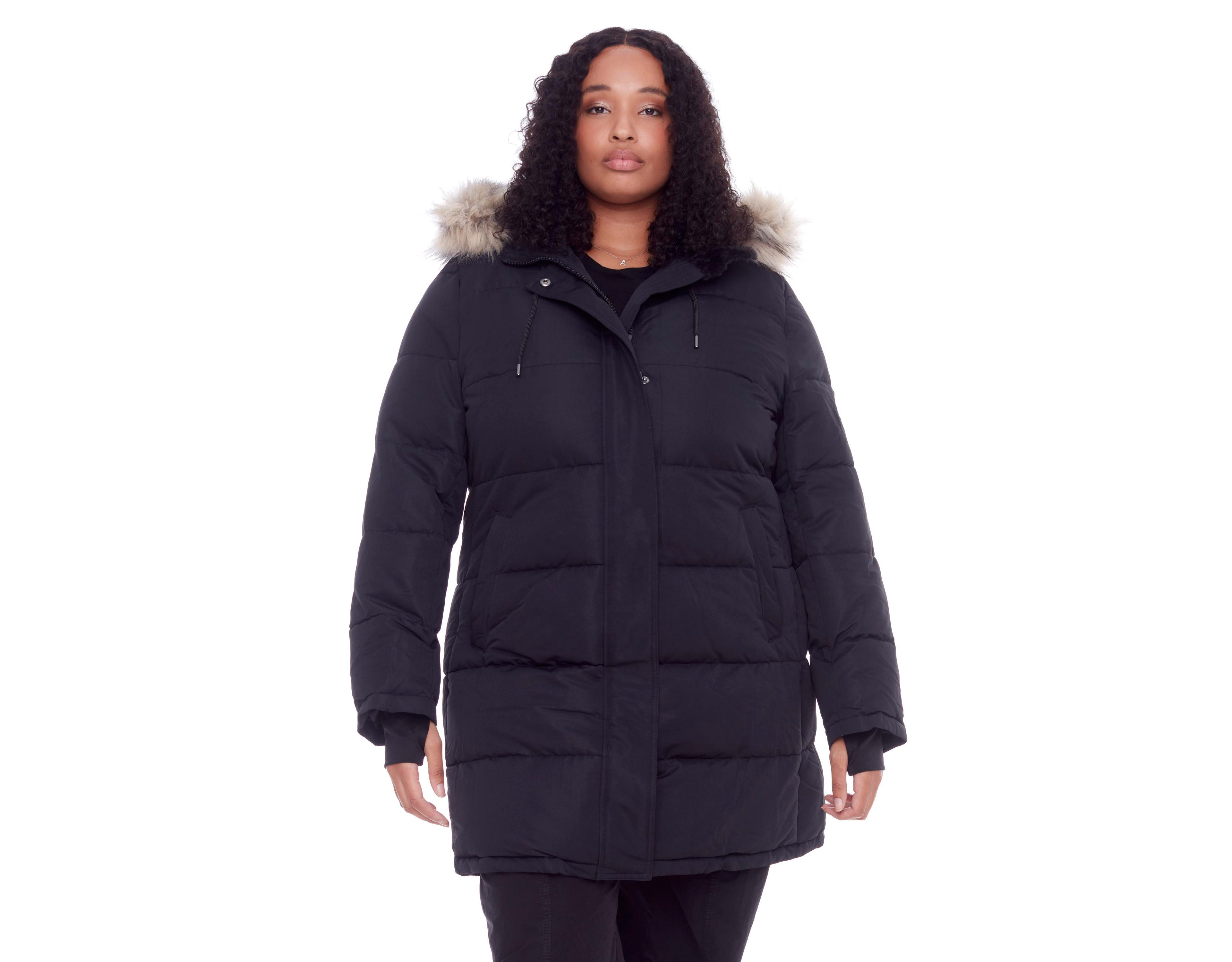 Women's Plus Size - Aulavik Plus | Mid-Length Hooded Parka Coat