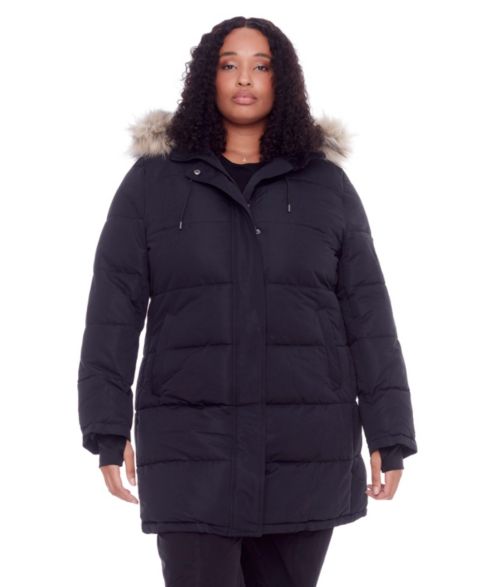Женские куртки Alpine North Plus Size - Aulavik Plus | Mid-Length Hooded Parka Coat