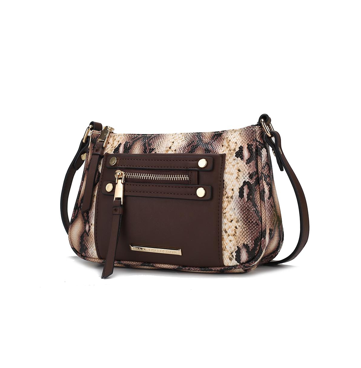 Mkf Collection Essie Snake embossed Cross body Bag by Mia K