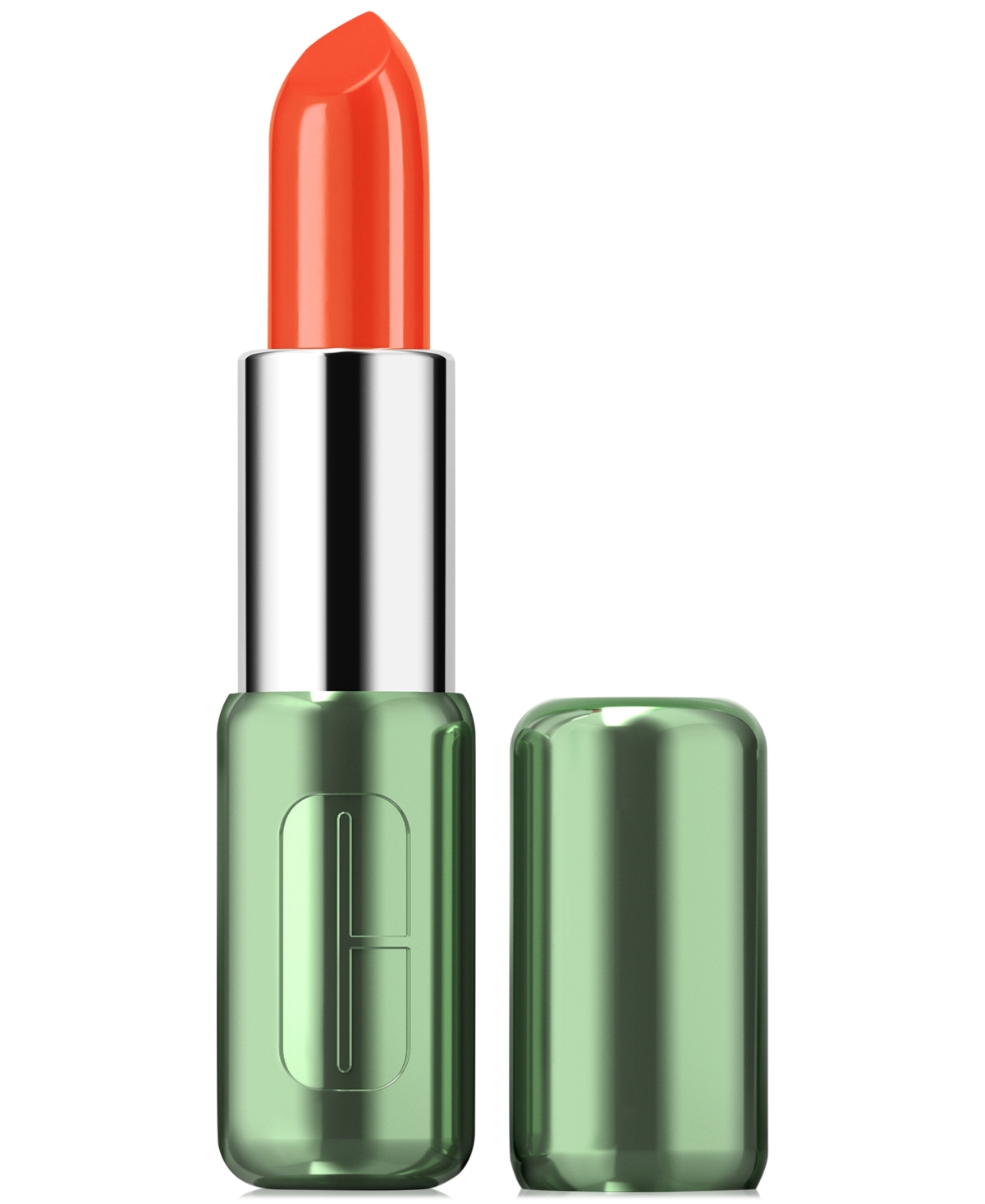 Clinique Pop Longwear Shine Lipstick, 0.14 Oz. In Red
