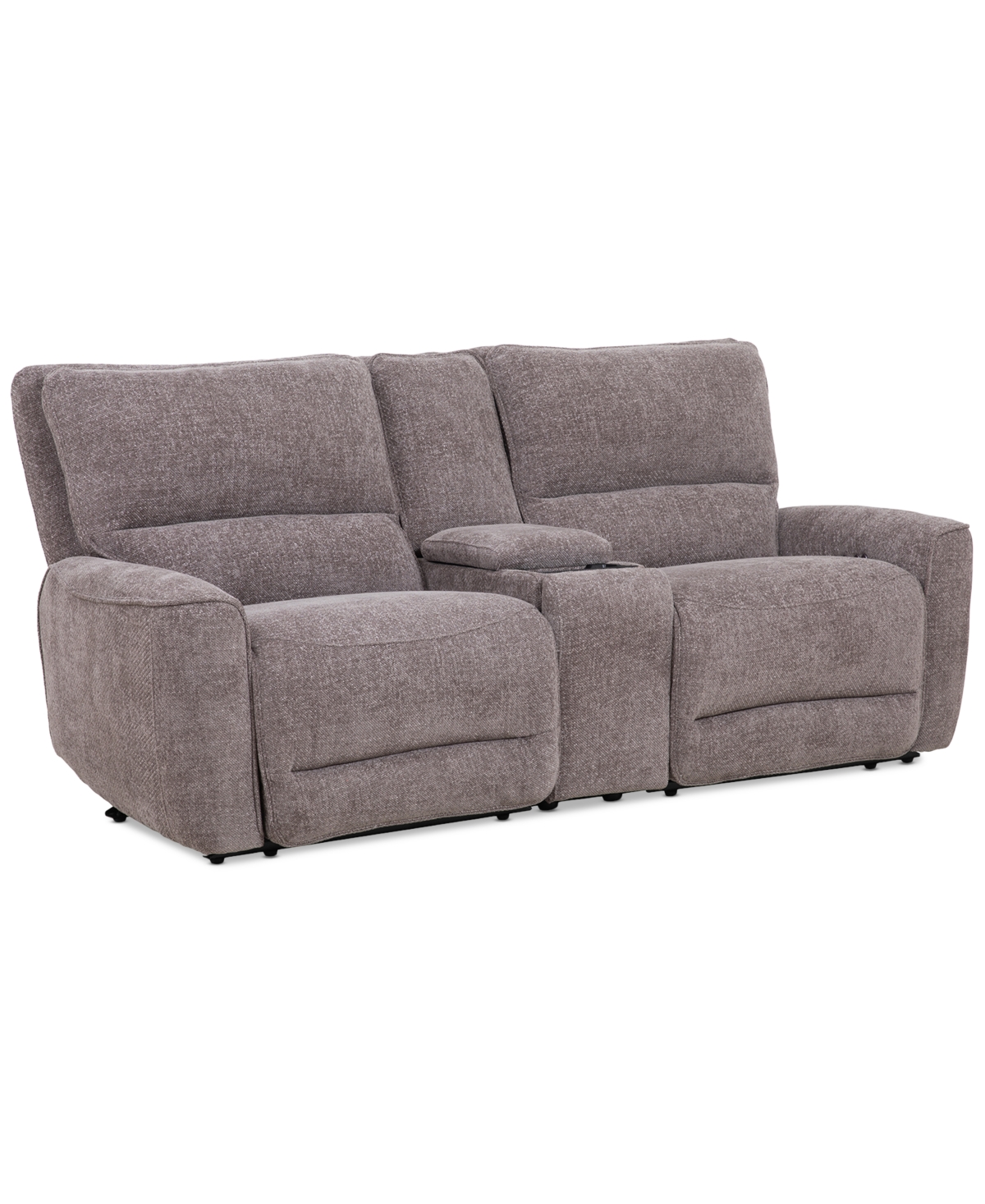 Deklyn 3-Pc. Zero Gravity Fabric Sofa with 2 Power Recliners & 1 Console, Created for Macy's