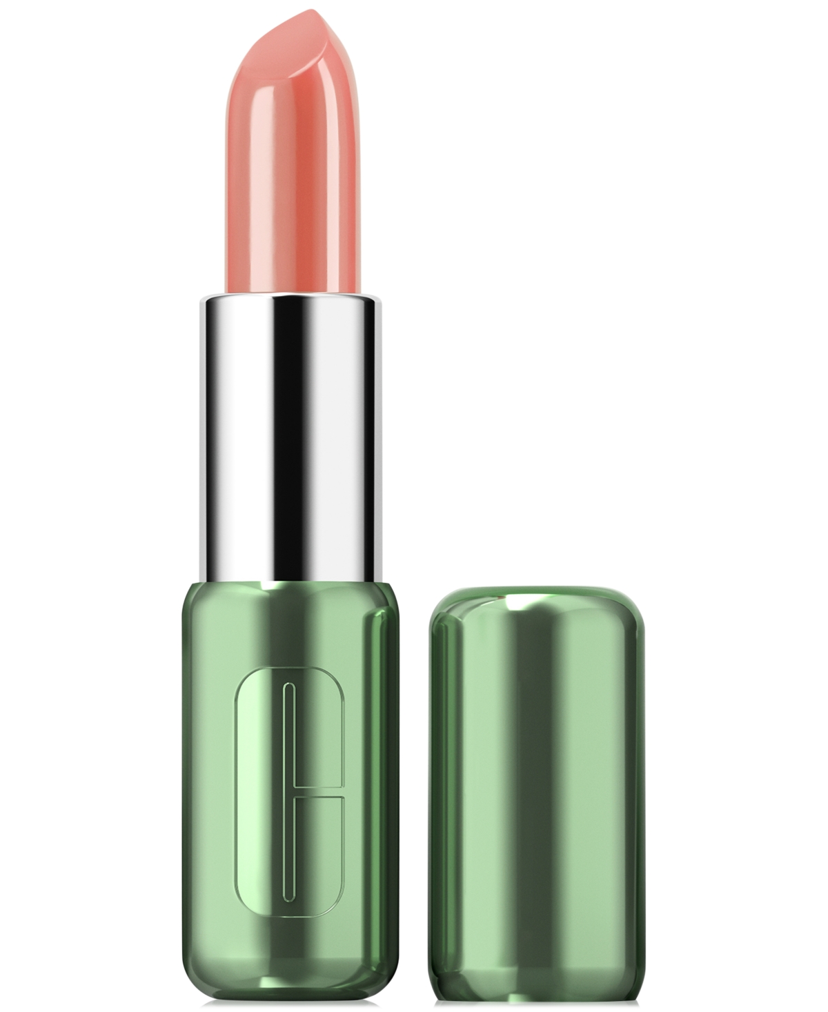 Clinique Pop Longwear Shine Lipstick, 0.14 Oz. In Nude Pop