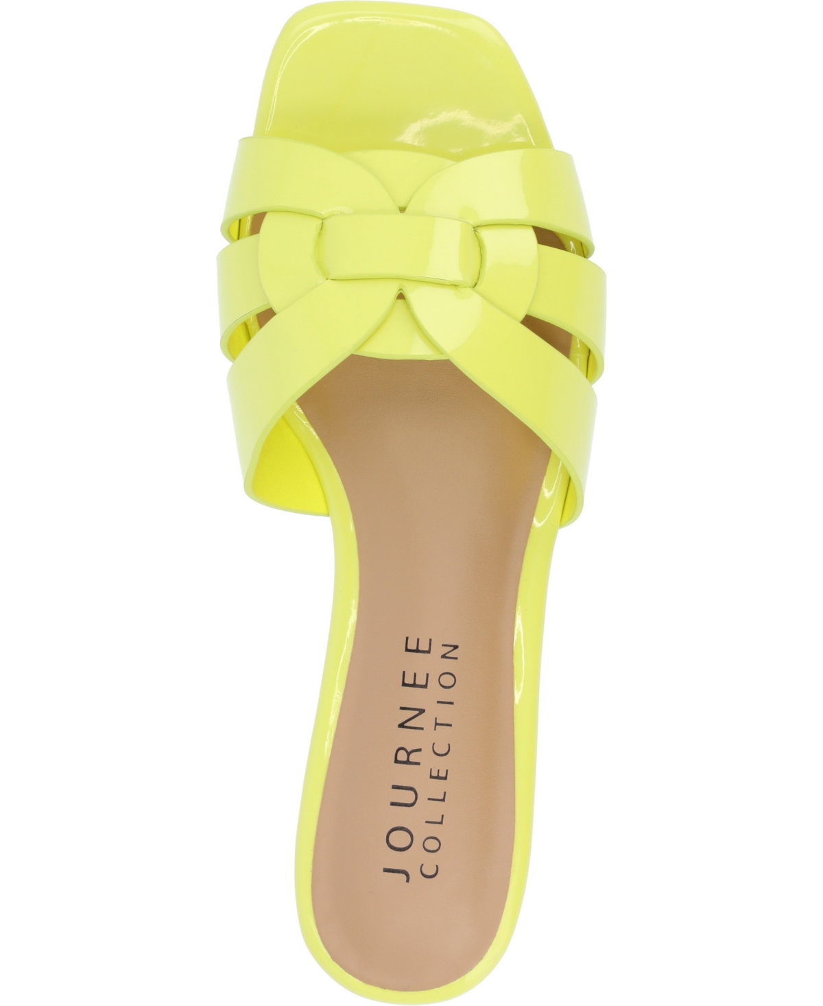 Journee Collection Journee Womens Arrina Wide Width Flat Sandals In Green