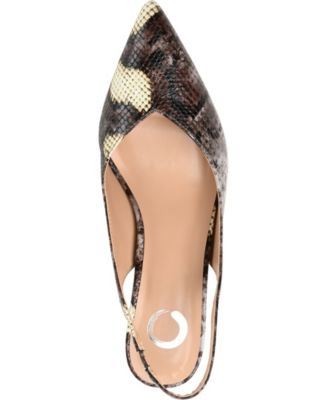 Women's Mikoa Slingback Pointed Toe Kitten Heels