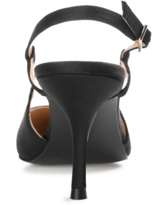 Women's Knightly Satin Slingback Pumps