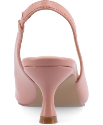 Women's Mikoa Slingback Pointed Toe Kitten Heels