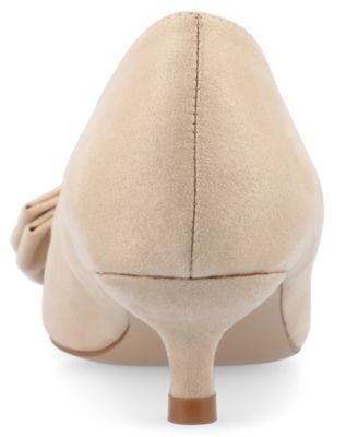 Women's Orana Wide Width Pointed Toe Kitten Heel Pumps