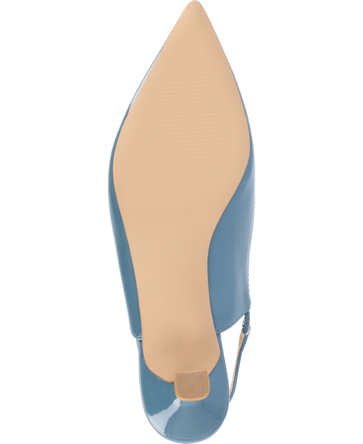 Journee Collection Paulina Slingback Pump In Blue Patent